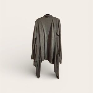 a.n.a Charcoal Open Cardigan